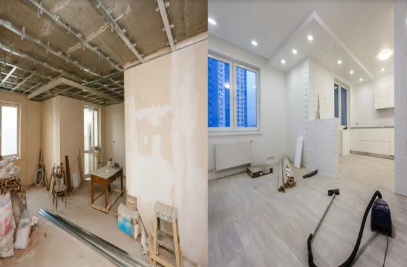 renovating the existing place into new one